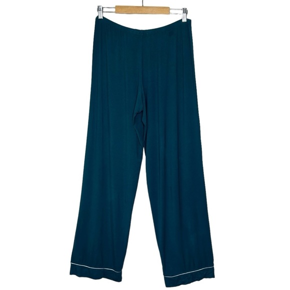 Eberjey Gisele TENCEL™ Modal Long PJ Set in Evergreen Size L - Picture 6 of 11